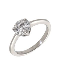 Pre-Owned 18ct White Gold 0.51 Carat Diamond Dress Ring