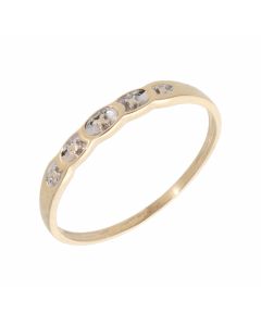 Pre-Owned 9ct Gold Fancy Band Ring