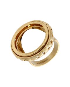 Pre-Owned 9ct Yellow Gold Half Sovereign Coin Ring Mount