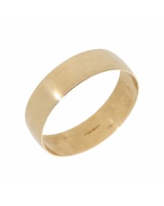 Pre-Owned 9ct Yellow Gold 7mm Wedding Band Ring