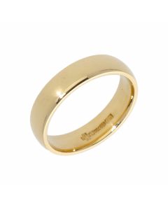 Pre-Owned 18ct Yellow Gold 5mm Wedding Band Ring