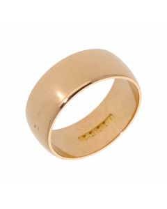 Pre-Owned 22ct Yellow Gold 8mm Wedding Band Ring