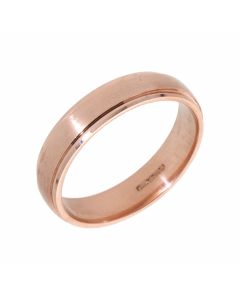 Pre-Owned 9ct Rose Gold 5mm Wedding Band Ring