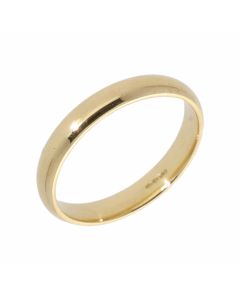 Pre-Owned 18ct Yellow Gold 3.5mm Wedding Band Ring