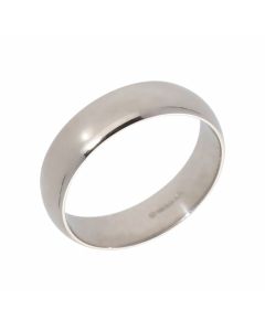 Pre-Owned 18ct White Gold 6mm Wedding Band Ring