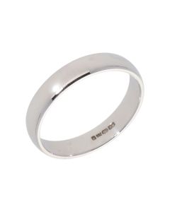 Pre-Owned 18ct White Gold 5mm Wedding Band Ring