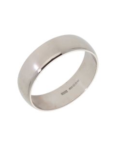 Pre-Owned Palladium 6mm Wedding Band Ring