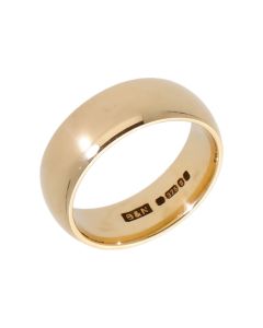 Pre-Owned 9ct Yellow Gold 5mm Wedding Band Ring