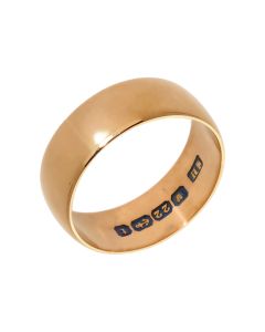 Pre-Owned 22ct Yellow Gold 7mm Wedding Band Ring