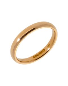 Pre-Owned 22ct Yellow Gold 3mm Wedding Band Ring