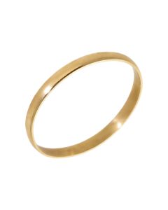Pre-Owned 14ct Yellow Gold 2mm Wedding Band Ring
