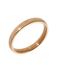 Pre-Owned 9ct Rose Gold 3mm Wedding Band Ring