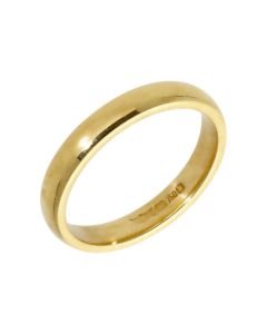 Pre-Owned 18ct Yellow Gold 3mm Wedding Band Ring