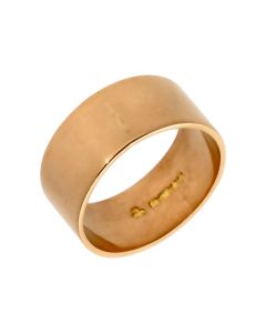 Pre-Owned 22ct Gold 8mm Flat Wedding Band Ring