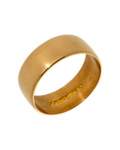 Pre-Owned 22ct Gold 7mm Wedding Band Ring
