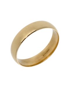 Pre-Owned 9ct Yellow Gold 5mm Wedding Band Ring