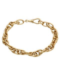 Pre-Owned 9ct Yellow Gold 8 Inch Chunky Twist Link Bracelet