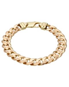 Pre-Owned 9ct Yellow Gold 8.75 Inch Heavy Curb Bracelet