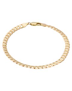 Pre-Owned 9ct Yellow Gold 7.5 Inch Curb Bracelet