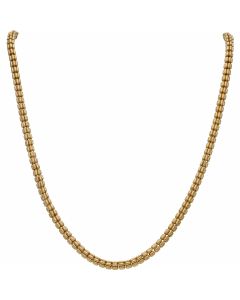 Pre-Owned 9ct Yellow Gold 20 Inch Hollow Fancy Link Necklace