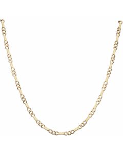 Pre-Owned 9ct Yellow Gold 24 Inch Fancy Link Chain Necklace