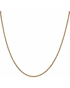 Pre-Owned 9ct Yellow Gold 16 Inch Twist Link Chain Necklace