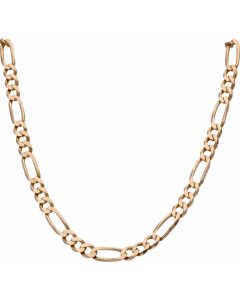 Pre-Owned 9ct Yellow Gold 18 Inch Heavy Figaro Chain Necklace