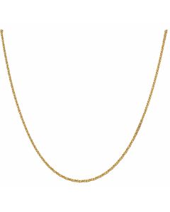 Pre-Owned 18ct Gold 16 Inch Woven Wheat Link Chain Necklace