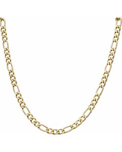 Pre-Owned 9ct Yellow Gold 19.5 Inch Figaro Chain Necklace