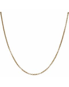 Pre-Owned 9ct Yellow Gold 15 Inch Belcher Chain Necklace