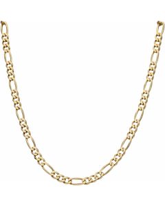 Pre-Owned 9ct Yellow Gold 18.5 Inch Figaro Chain Necklace