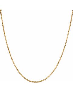 Pre-Owned 9ct Yellow Gold 18 Inch Byzanrtine Chain Necklace