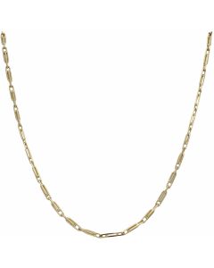 Pre-Owned 9ct Yellow Gold 20 Inch Fancy Link Chain Necklace