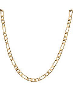 Pre-Owned 9ct Yellow Gold 21.5 Inch Figaro Chain Necklace