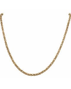 Pre-Owned 9ct Yellow Gold 24 Inch Byzantine Chain Necklace