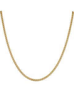 Pre-Owned 9ct Yellow Gold 16.5 Inch Close Curb Chain Necklace