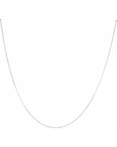 Pre-Owned 18ct White Gold 18 Inch Trace Chain Necklace