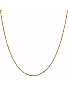 Pre-Owned 9ct Gold 19 Inch Fancy Link Twist Chain Necklace