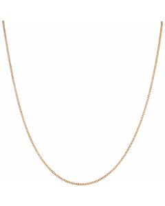 Pre-Owned 9ct Yellow Gold 21 Inch Fine Curb Chain Necklace