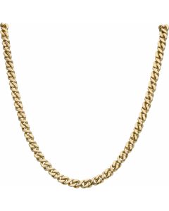 Pre-Owned 9ct Gold 34 Inch Heavy Infinity Link Chain Necklace
