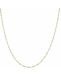 Pre-Owned 9ct Yellow Gold 24 Inch Twist Chain Necklace