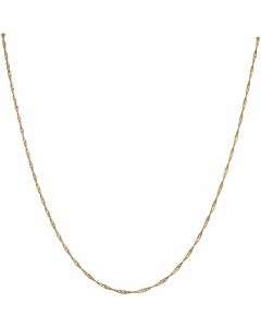 Pre-Owned 9ct Yellow Gold 20 Inch Twist Curb Chain Necklace