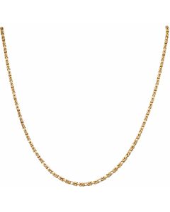 Pre-Owned 9ct Yellow Gold 19 Inch Byzantine Chain Necklace