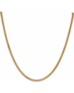 Pre-Owned 9ct Yellow Gold 22 Inch Close Curb Chain Necklace