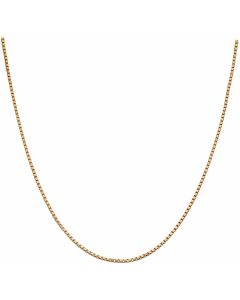 Pre-Owned 9ct Yellow Gold 18 Inch Box Link Chain Necklace