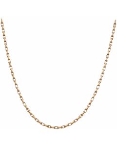 Pre-Owned 9ct Gold 24 Inch Diamond-Cut Belcher Chain Necklace