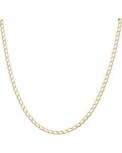 Pre-Owned 9ct Yellow Gold 19 Inch Curb Chain Necklace