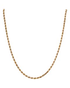 Pre-Owned 9ct Yellow Gold 18 Inch Rope Chain Necklace