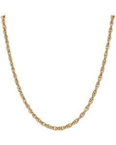 Pre-Owned 9ct Yellow Gold 18 Inch P.O.W Link Chain Necklace