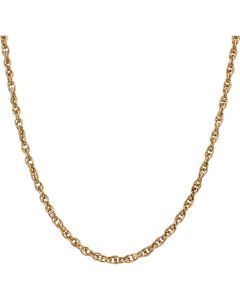 Pre-Owned 9ct Yellow Gold 20 Inch P.O.W Link Chain Necklace